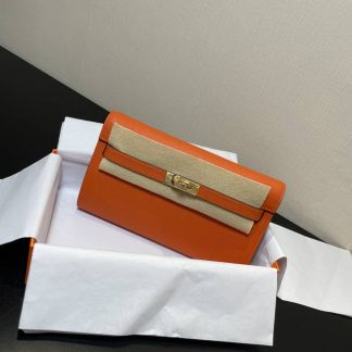 Replica Hermes Kelly To Go Epsom Calfskin Wallet WOC