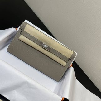 Replica Hermes Kelly To Go Epsom Calfskin Wallet WOC