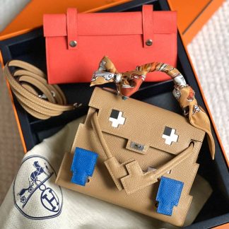 Replica Hermes Kelly Doll Picto Epsom Calfskin Bag