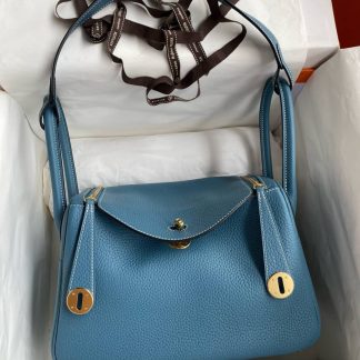 Hermes Lindy 26 Clemence Leather Bag