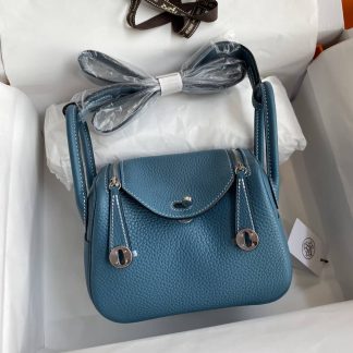 Replica Hermes Mini Lindy Clemence Leather Bag