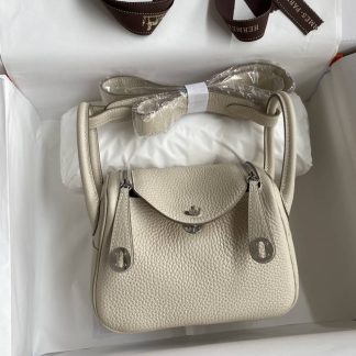 Replica Hermes Mini Lindy Clemence Leather Bag