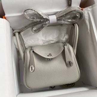 Replica Hermes Mini Lindy Clemence Leather Bag