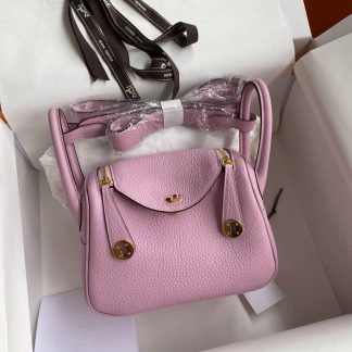 Replica Hermes Mini Lindy Clemence Leather Bag