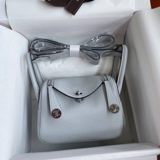 Replica Hermes Mini Lindy Clemence Leather Bag