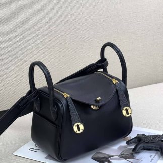 Replica Hermes Mini Lindy Swift Leather Bag