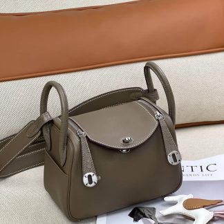 Replica Hermes Mini Lindy Swift Leather Bag