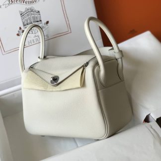 Hermes Lindy 30 Clemence Leather Bag