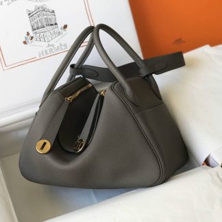 Hermes Lindy 30 Clemence Leather Bag