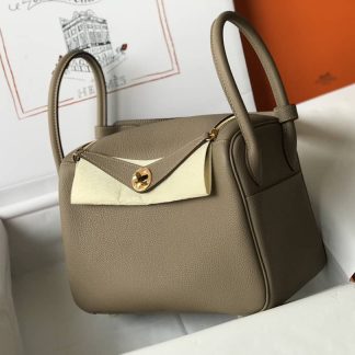 Hermes Lindy 30 Clemence Leather Bag