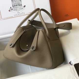 Hermes Lindy 30 Clemence Leather Bag