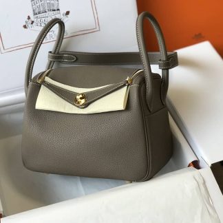 Hermes Lindy 30 Clemence Leather Bag