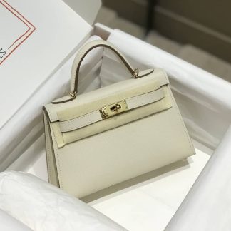 Replica Hermes Mini Kelly Epsom Leather Bag